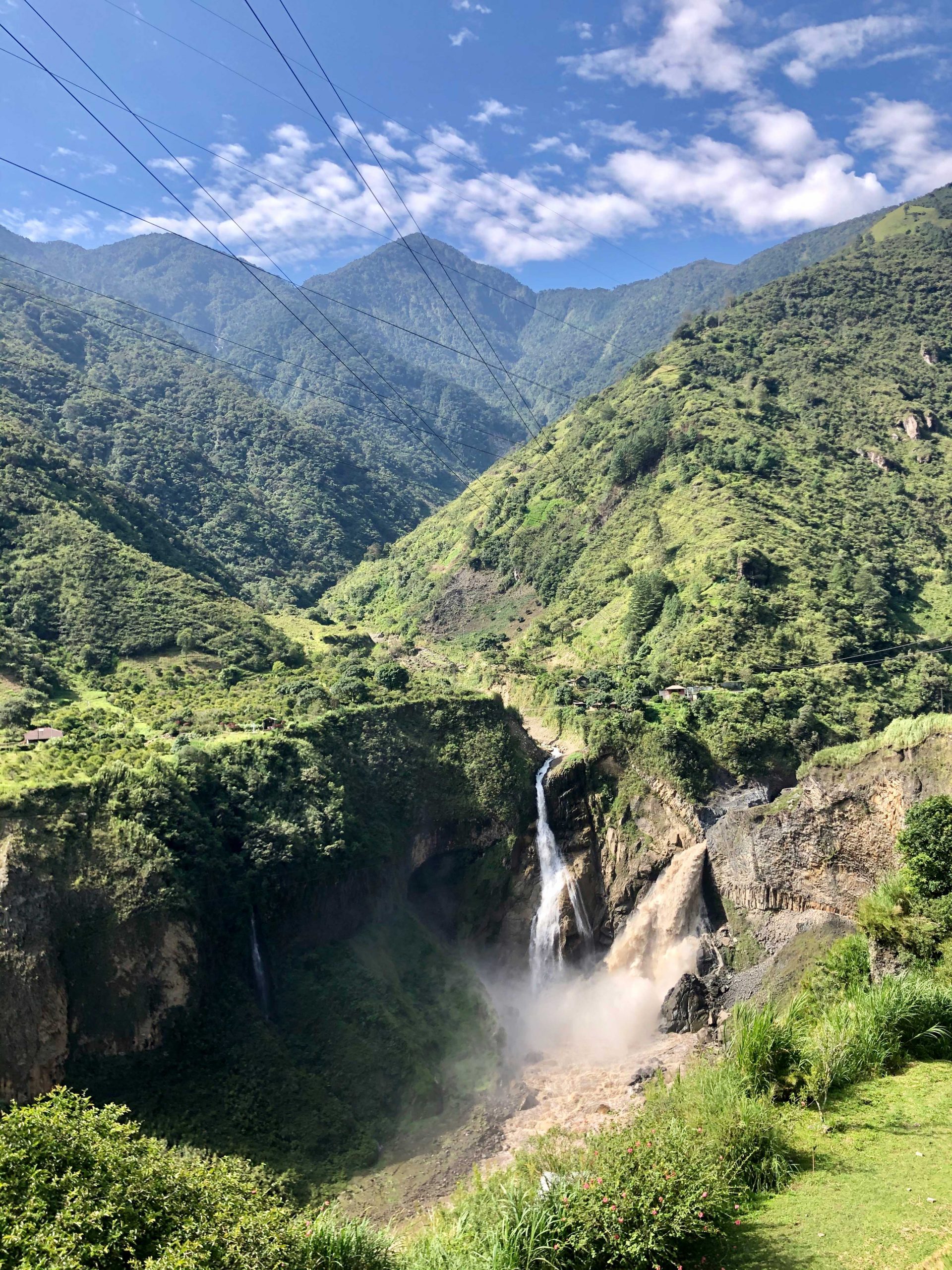 Wasserfälle in Baños.