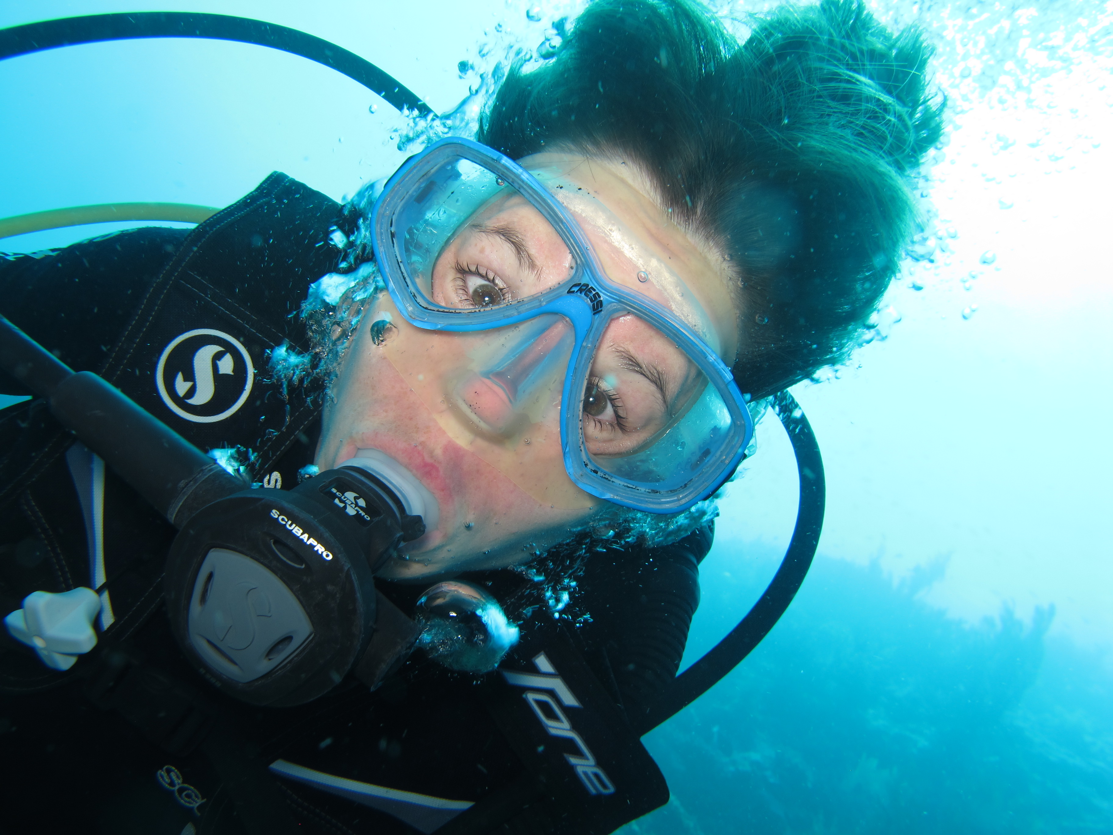 Simone Underwater Closeup