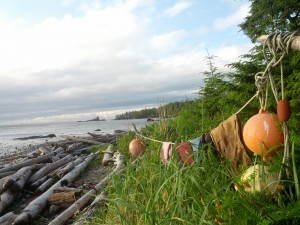 North Coast Trail, Klamotten zum Trocknen aufgehangen