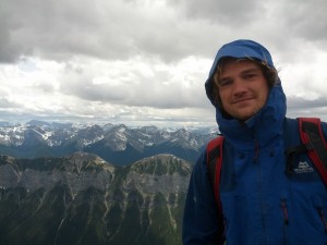 mt rundle auf der spitze 3000m nils