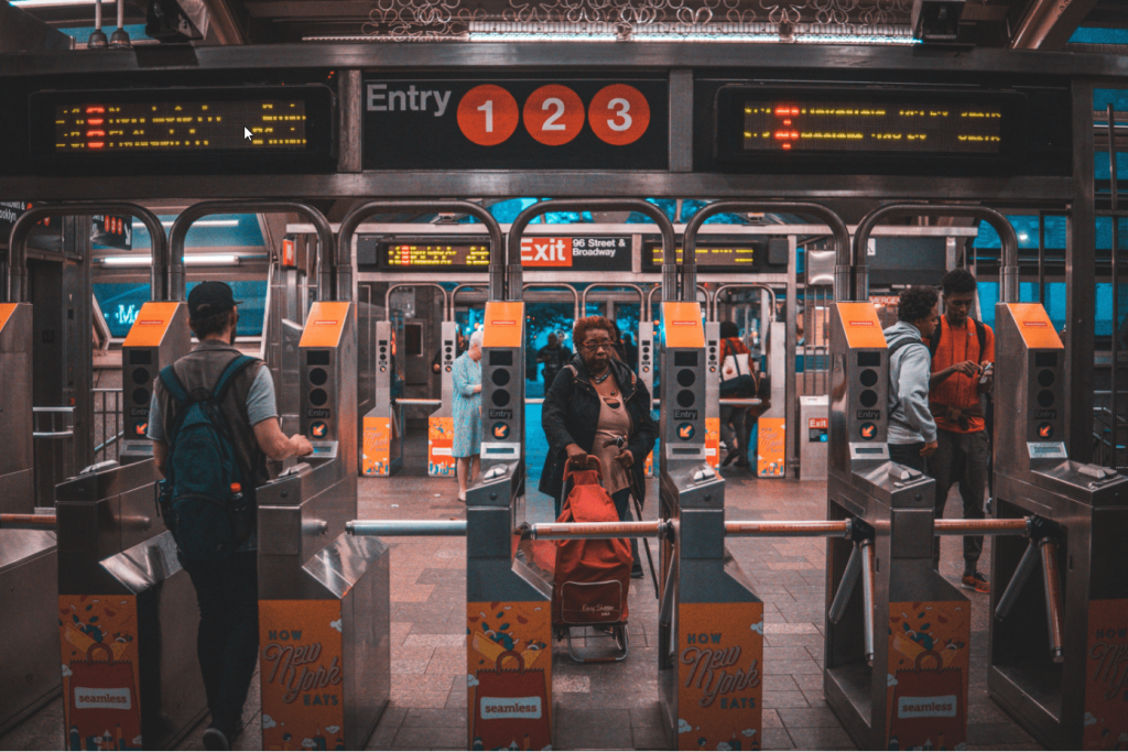 Subway in New York 