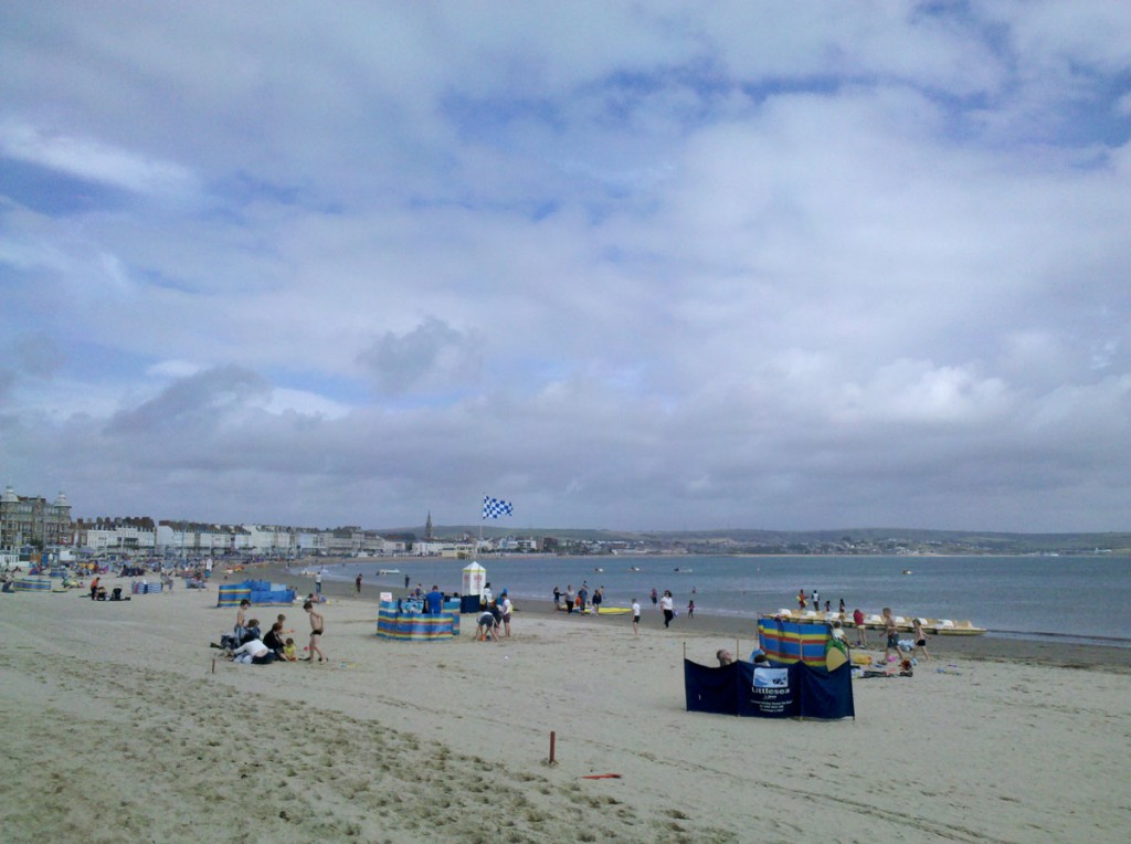 Der Strand von Weymouth 