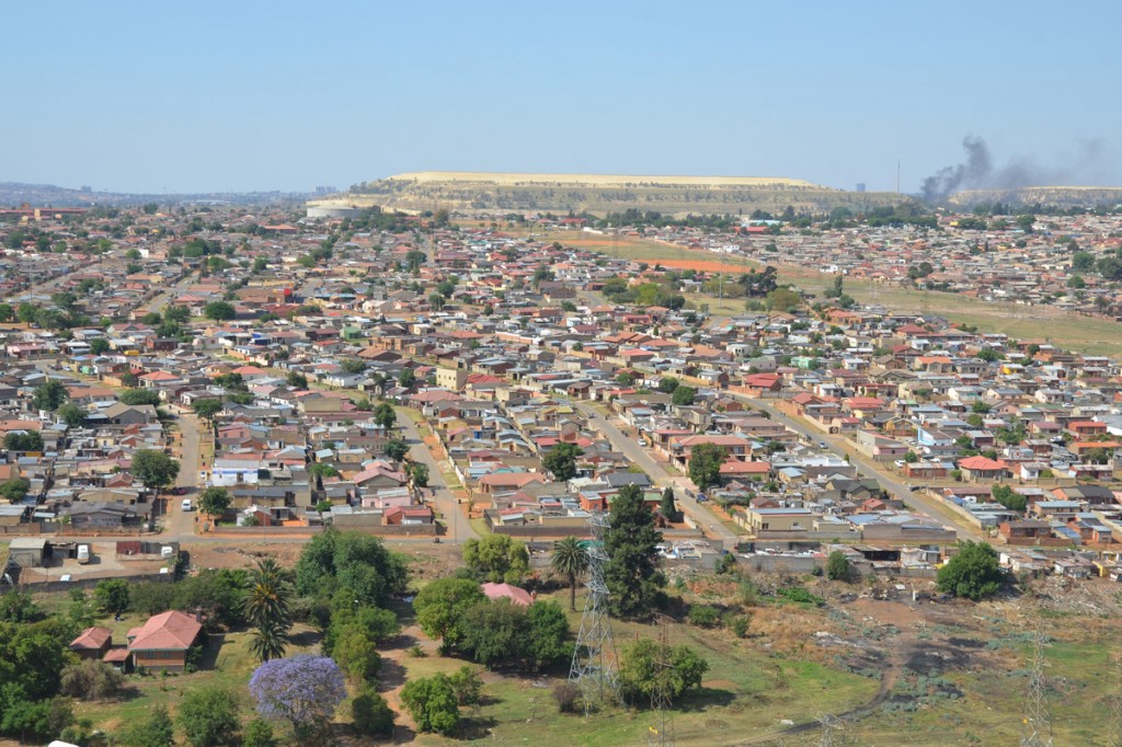 Aussicht auf die South Western Townships