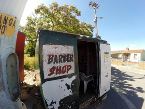 Friseurladen im Township Langa