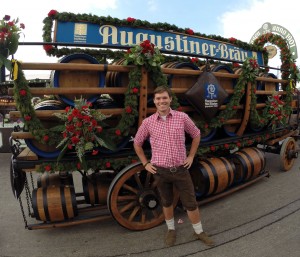 Traditionell bayerisch auf der Münchener Wiesn