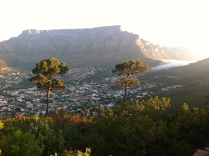 Aussicht vom Signal Hill auf den Tafelberg