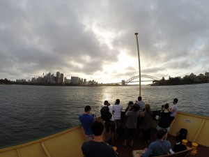 Auf der Fähre von Manly zurück nach Sydney