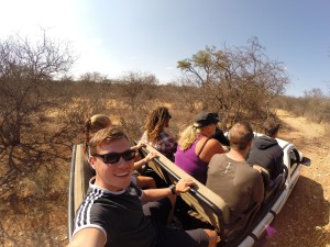 Game Drive zum Aufspüren von Spießböcken