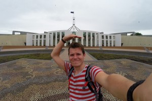 Dreckswetter am australischen Parlament