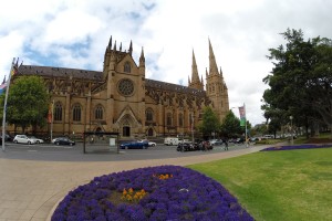 St.-Mary's-Cathedral in Sydneys Stadtzentrum