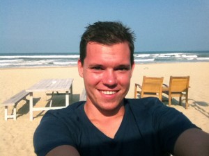 Leerer Strand in Da Nang