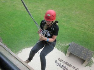 abseiling