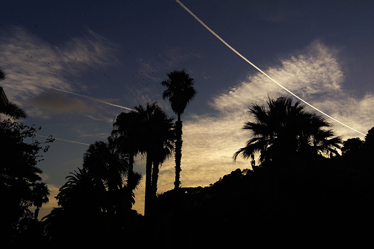 Mein letzter Abend in Barcelona - ein super schöner Sonnenuntergang zum Genießen mit den neu gewonnenen Freunden.