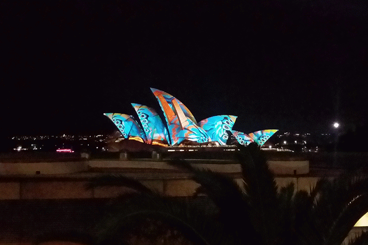 Vivid Lichtfestival in Sydney.