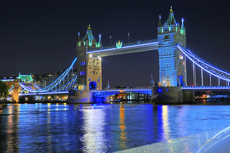 Tower Bridge by Night.