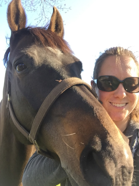 Selfie mit Pferd