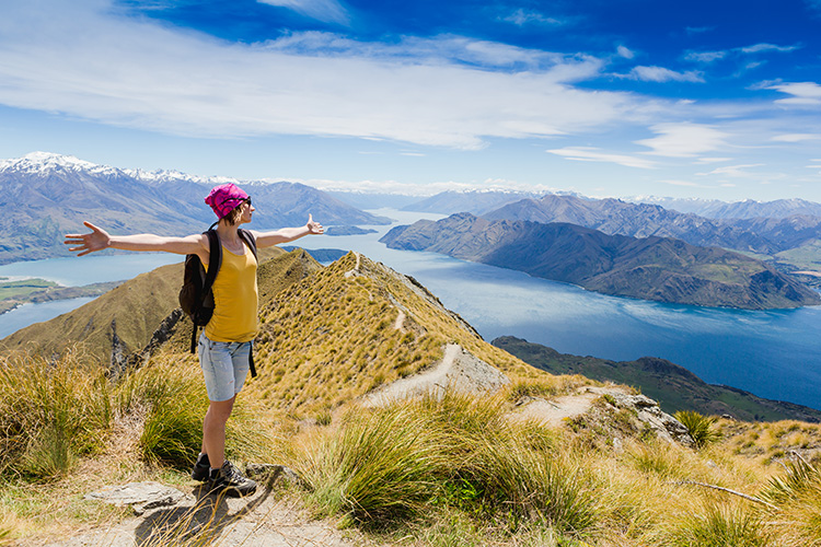 Ausblick am Lake Wanaka