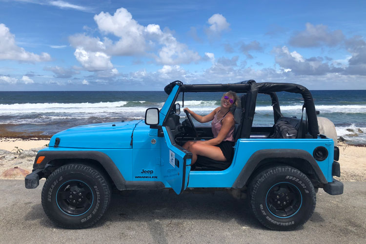 Jeeptour am Strand