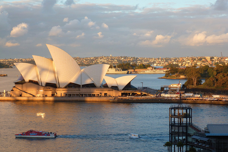 Sydney Opera House von oben