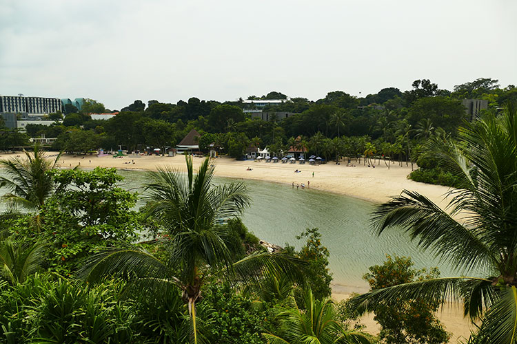 Strandtag auf Sentosa Island