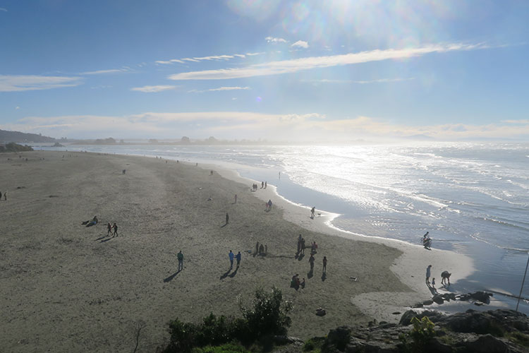 Der Stadtteil Sumner direkt am Strand