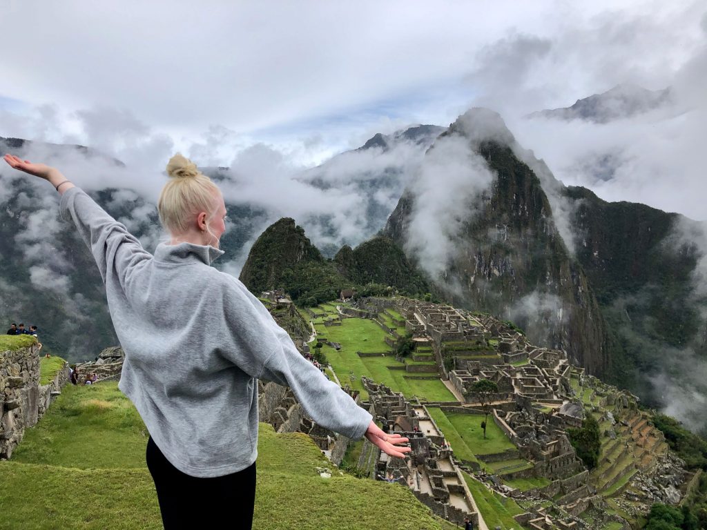 Ausblick auf Machu Picchu.
