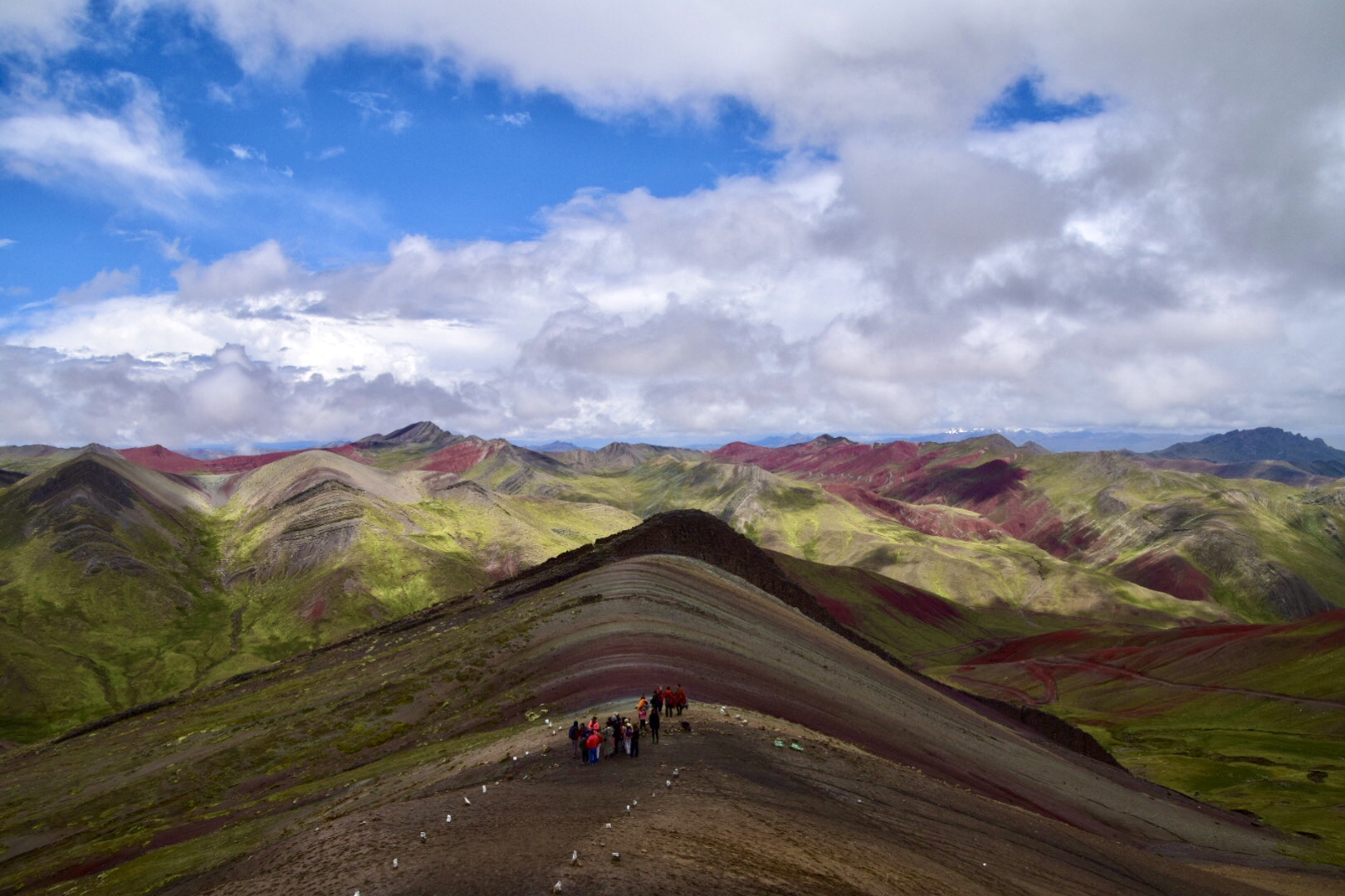 Der Rainbow Mountain.