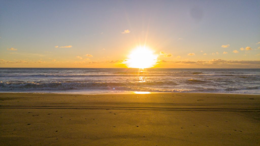 Sonnenuntergang am Strand
