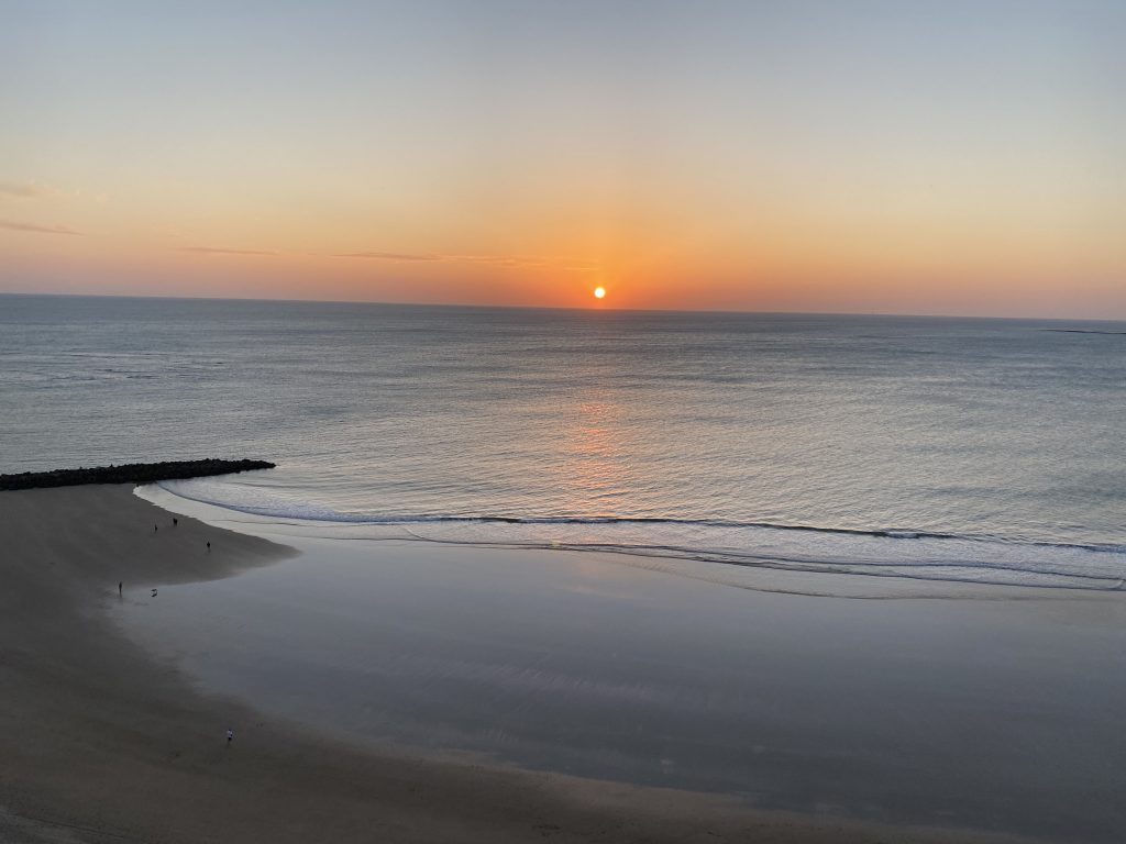 Sonnenuntergang am Strand