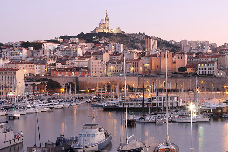 Der Hafen von Marseille